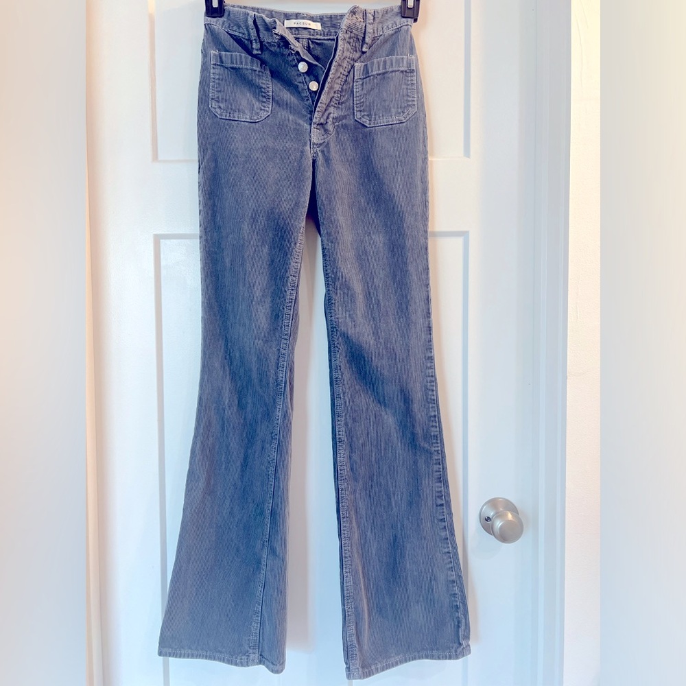 PacSun high rise boot cut button fly corduroy pants size 23 R